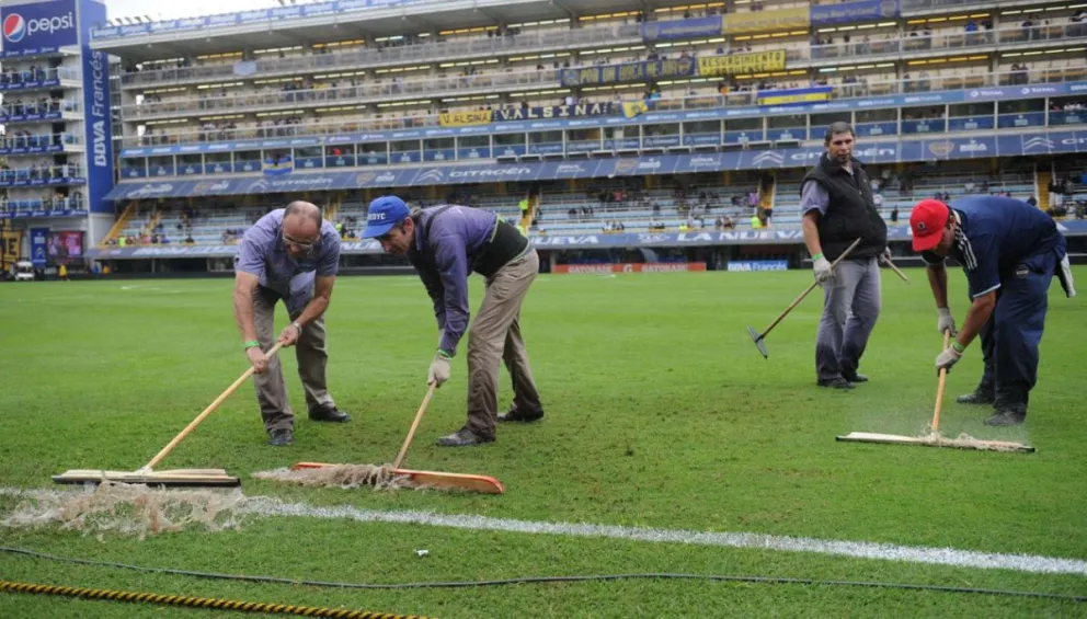 Diluvio: ¿Peligra la realización de la final Boca-River?