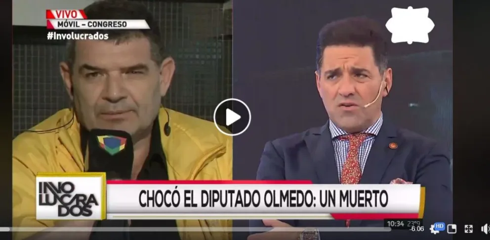VIDEO. La versión de Olmedo: ¿qué dijo sobre el accidente que protagonizó?