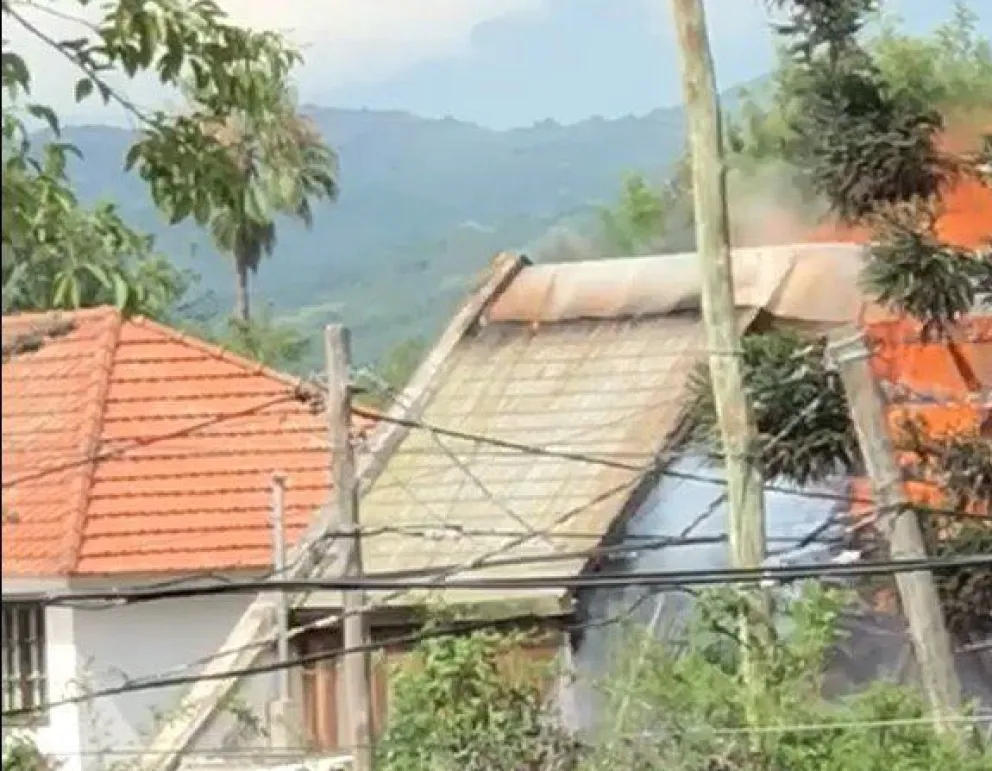 Salteña prendió fuego la casa con sus hijos adentro