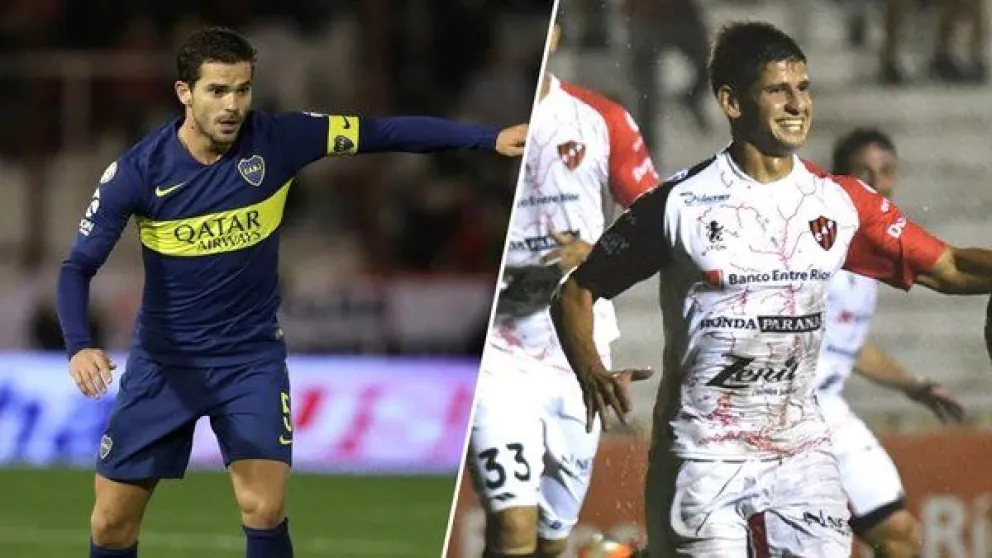 Final del primer tiempo Boca Juniors y Patronato igualan 0 a 0