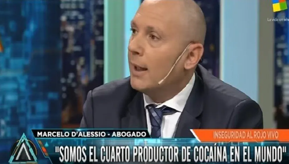 Marcelo D Alessio en Animales Sueltos: "Argentina es el cuarto productor de cocaína en el mundo"