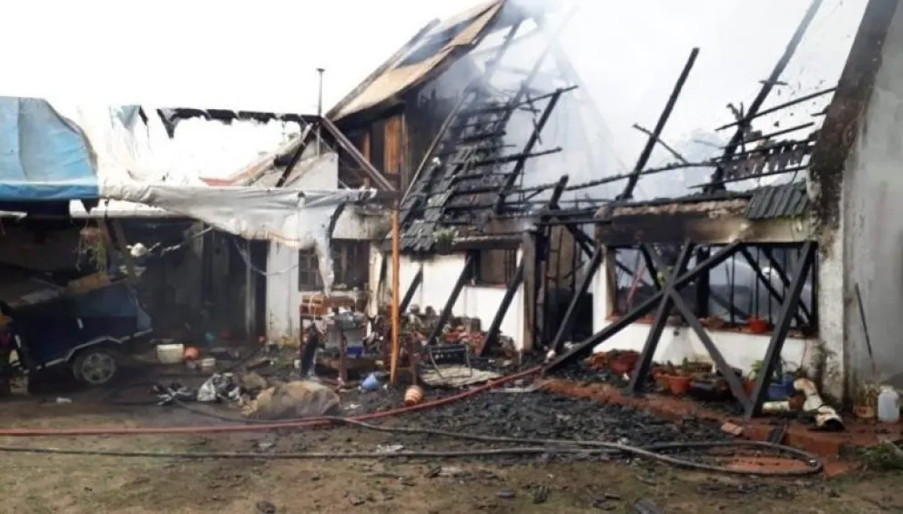 Incendio en San Lorenzo: habló la acusada de provocarlo