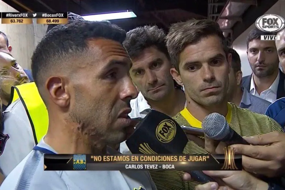 VIDEO. Carlitos Tévez: "La Conmebol nos quiere obligar a jugar y nosotros no estamos ni cambiados"