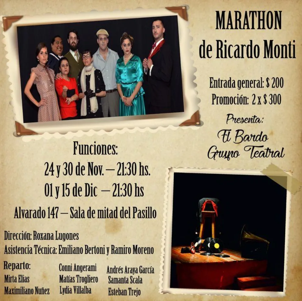 Roxana Lugones: '’Marathon’ es una obra maravillosa y muy interesante”