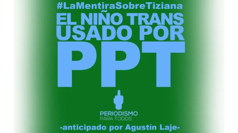 La mentira sobre Tiziana, el niño trans: Dale play al video enviado por Susana Castro, una lectora
