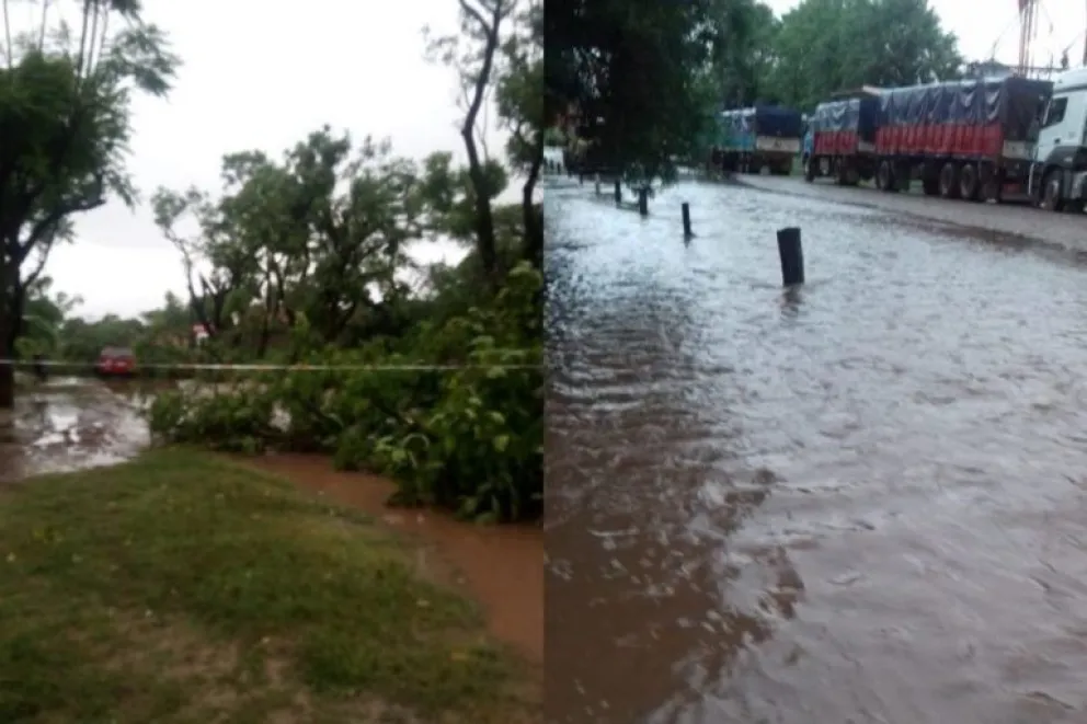 Susto en las Lajitas por el temporal