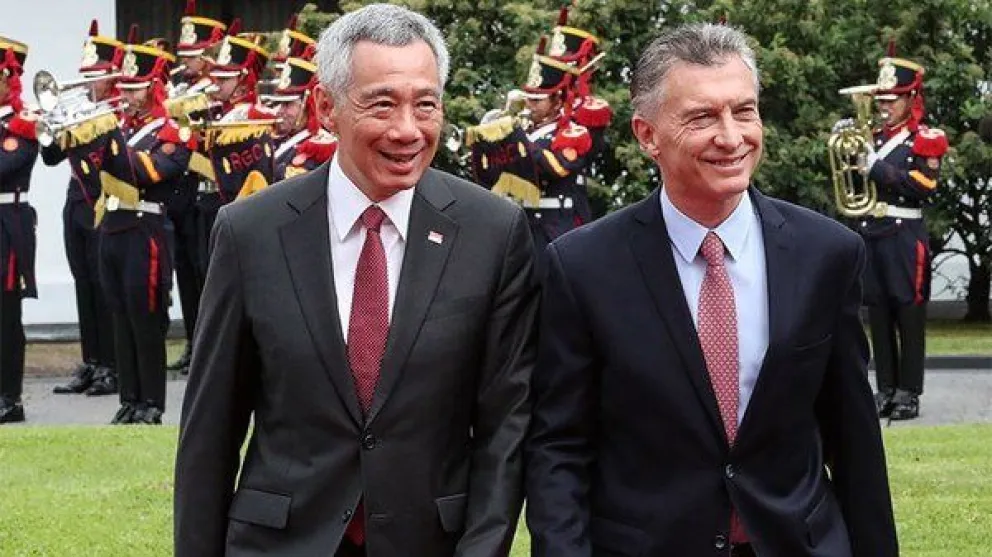 Mauricio Macri recibió al presidente de Singapur