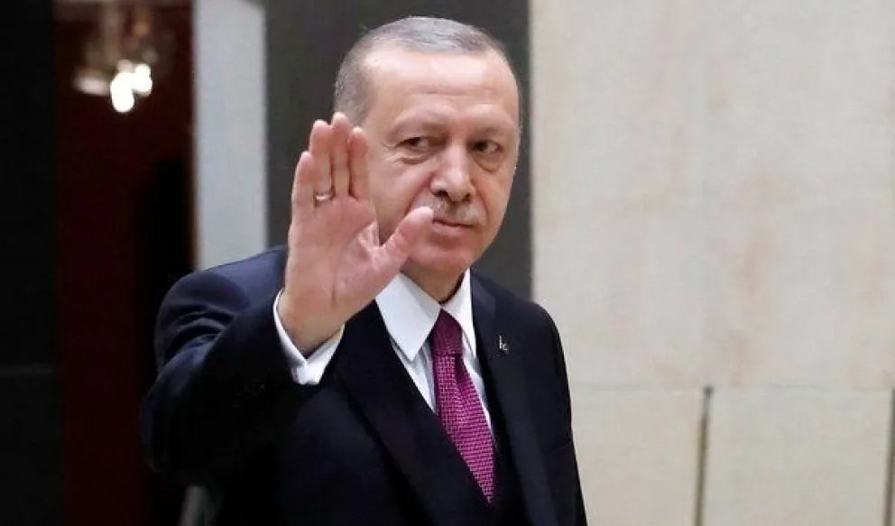 El presidente turco Recep Tayyip Erdogan llegó a Buenos Aires