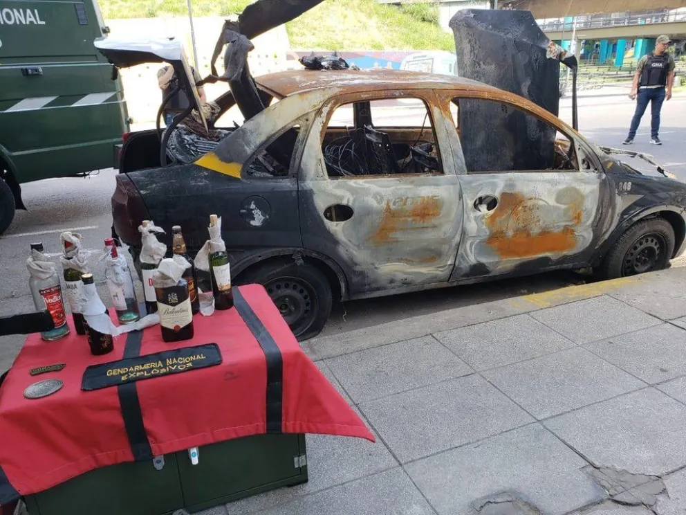 Encontraron bombas molotov al inicio de la marcha opositora al G20
