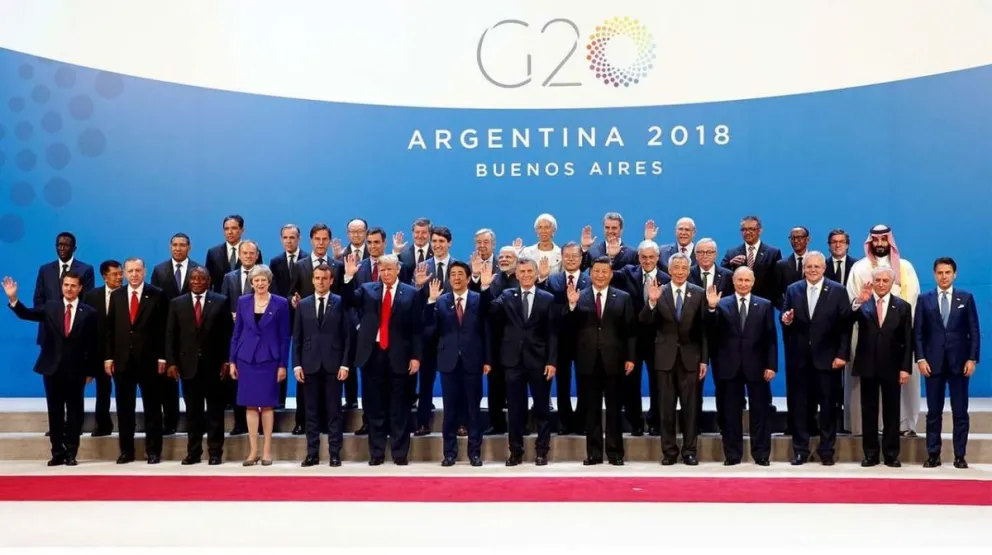 G20 en la Argentina: Los líderes del mundo se sacaron la foto de familia