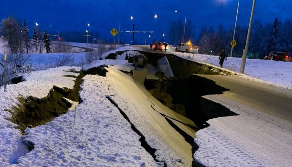 Vídeo: estremecedoras imágenes del terremoto en Alaska