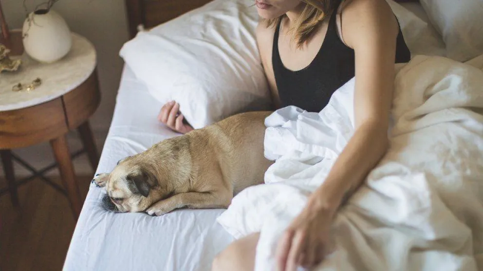 Las mujeres duermen mejor con un perro al lado que con su pareja
