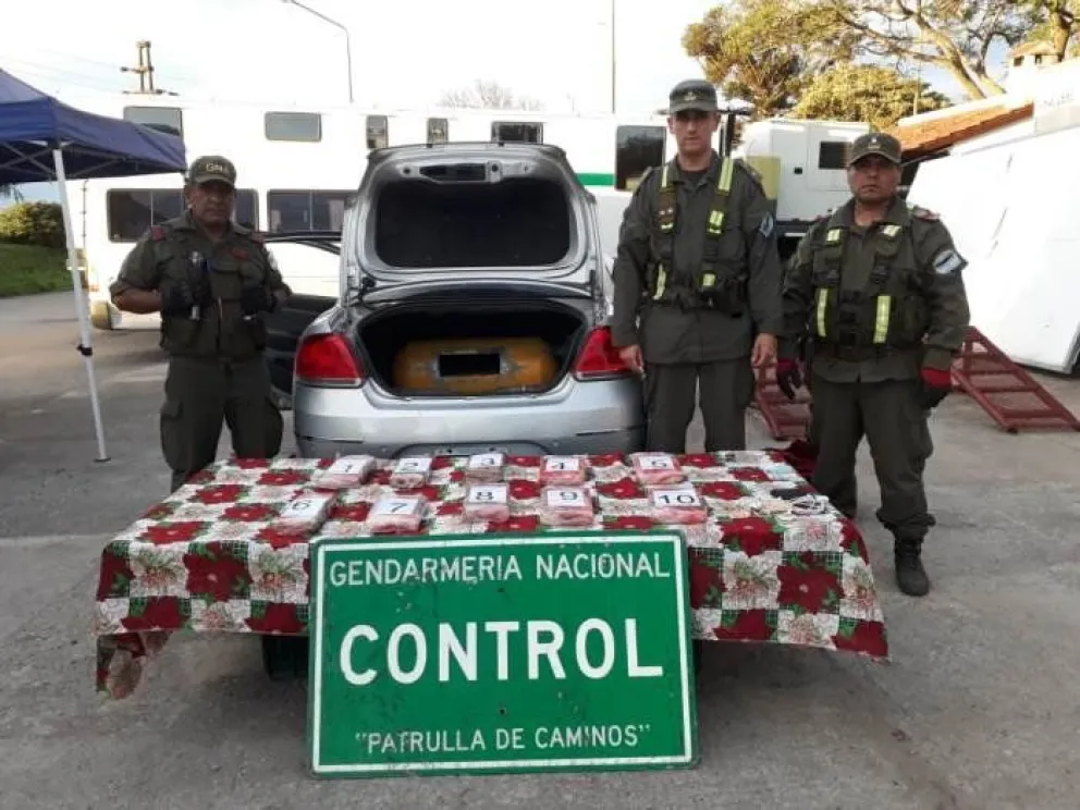 Narcotráfico: 23 kg de cocaína