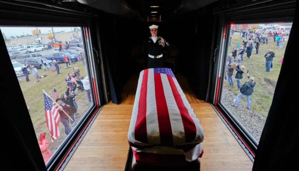 Mirá las imágenes del funeral de George H. W. Bush