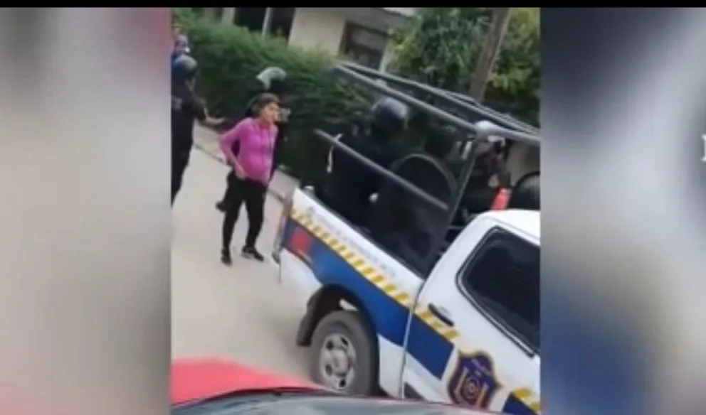 VIDEO. Así le disparó la policía de Salta a una embarazada 