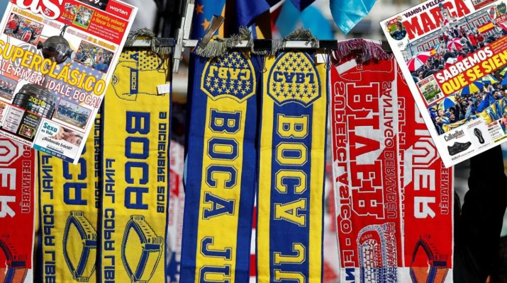 Superfinal Boca vs. River: es tapa de los principales diarios deportivos de Madrid