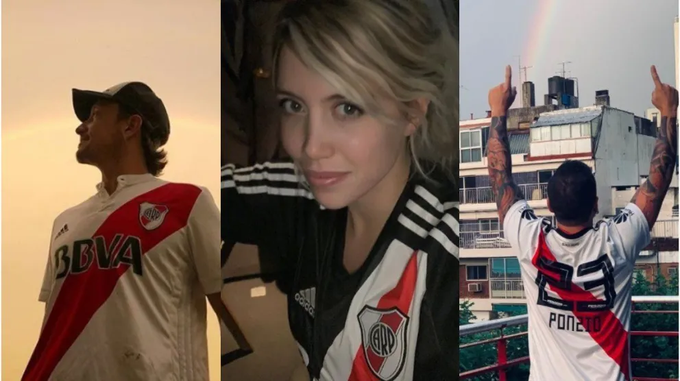 El festejo de los famosos por River campeón de la Copa Libertadores
