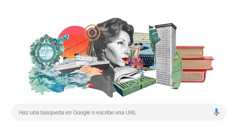 Conocé quién fue Clarice Lispector, homenajeada por Google en su aniversario
