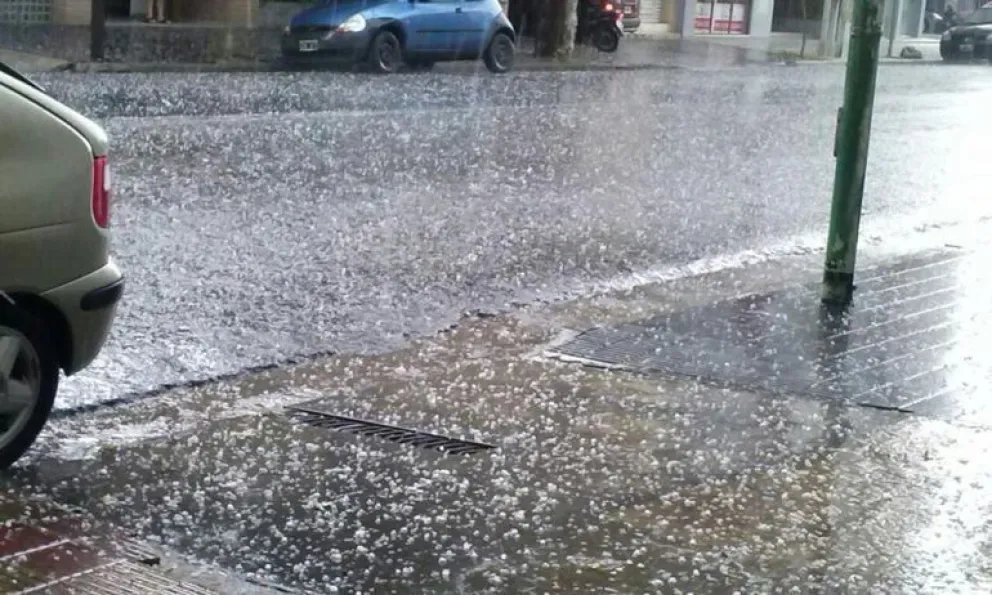 Alerta meteorológica: granizo en Salta