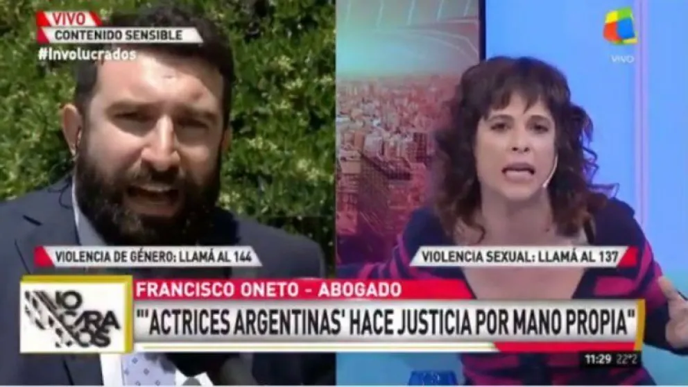 SE DESCONTROLÓ TODO: Escándalo y tensión al aire entre un abogado que aceptaría defender a Darthés y una actriz feminista