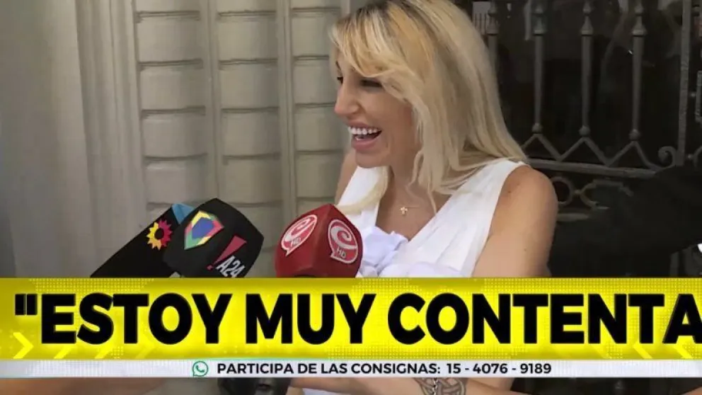 Así fue la salida de la clínica de Vicky Xipolitakis junto a Salvador Uriel