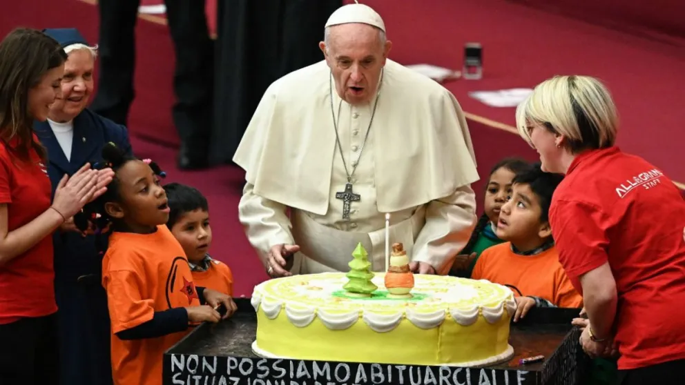 El Papa y los niños, un tierno mensaje al mundo