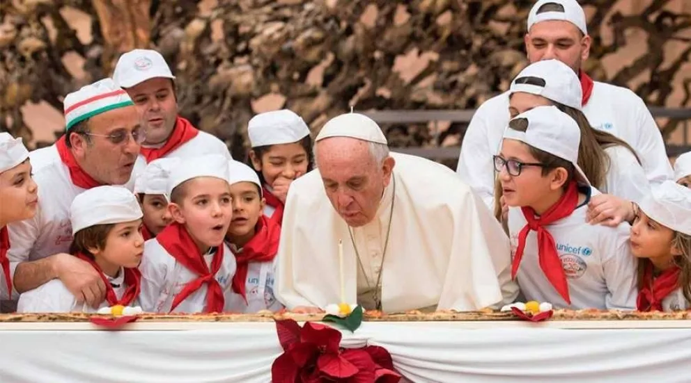Mirá los festejos por el cumpleaños del papa Francisco