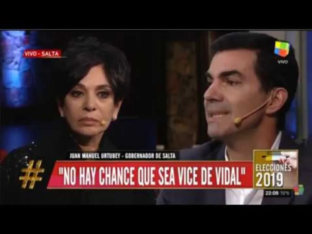 Urtubey en "Debo decir": "No hay chance que sea vice de Vidal". ¡Dale play!