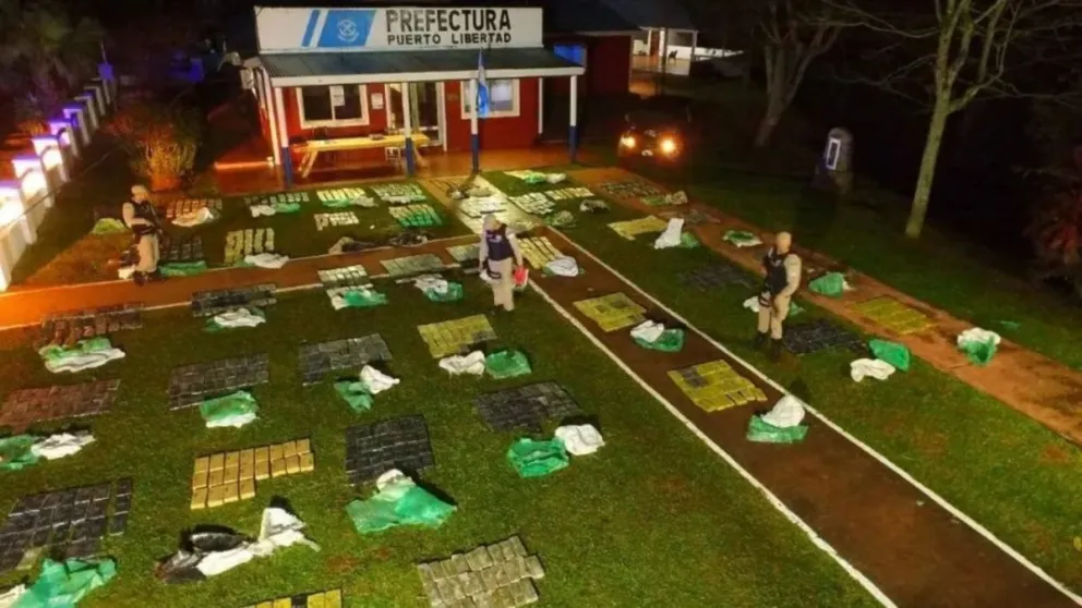 VIDEO. Golpe al Narcotráfico: encontraron marihuana valuada en 50 millones de pesos