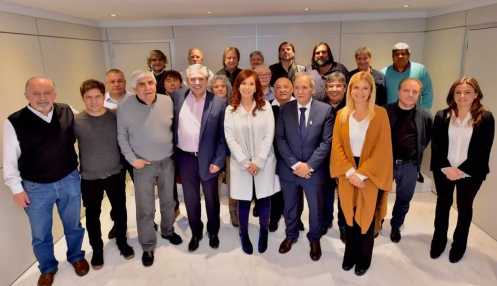 Alberto Fernández y Cristina Kirchner  se reunieron con el "sindicalismo duro"