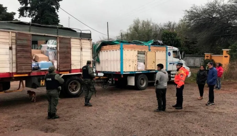 Contrabando millonario: así incautaron la mercadería ilegal