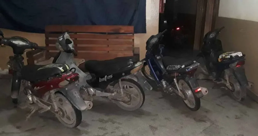 Tartagal: Se recuperaron 4 motocicletas robadas