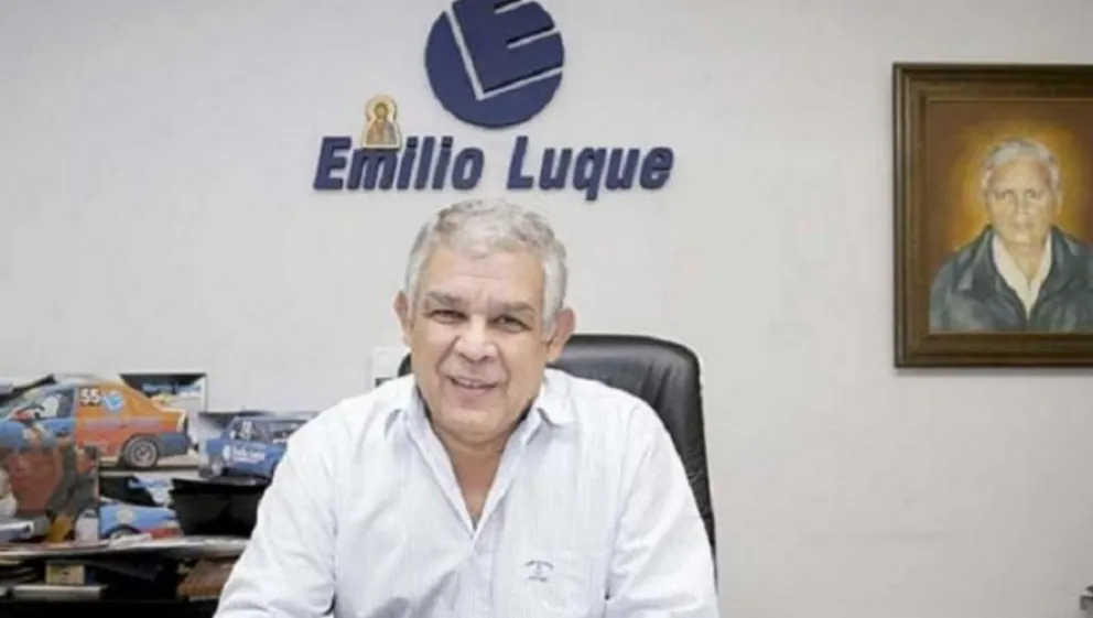 Emilio Luque a los gritos en una entrevista