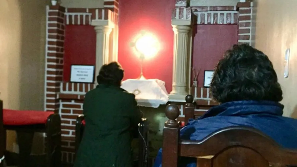 Fue a la iglesia como todos los viernes, y pasó algo increíble
