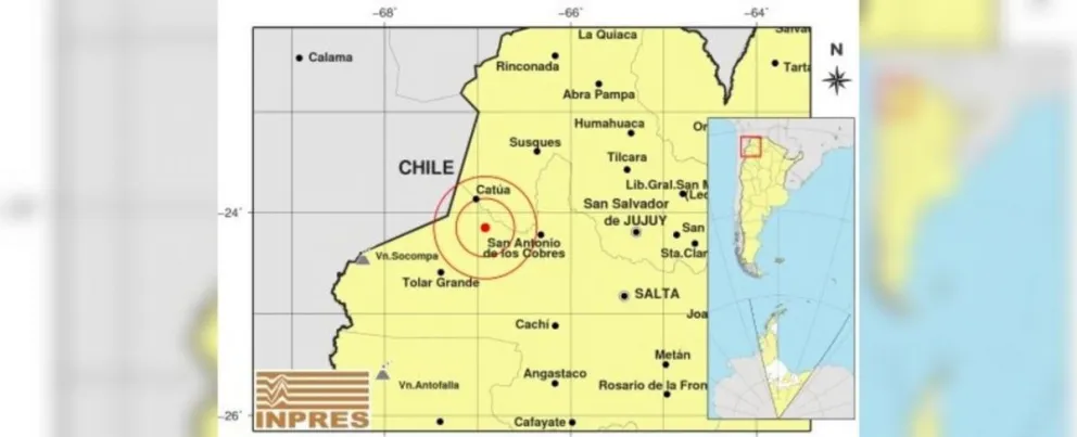 ¿Preocupante?: Salta tembló dos veces en menos de dos horas. ¿Lo sentiste?