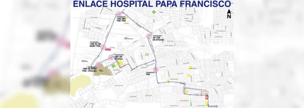 Buenísimo: desde mañana se habilita el trasbordo al hospital Papa Francisco
