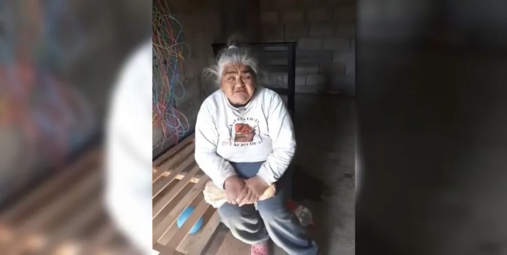 Abuelita salteña fue abandonada por su familia