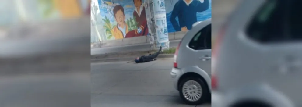 Tragedia: motociclista tuvo un brutal accidente en la rotonda de Cerrillos