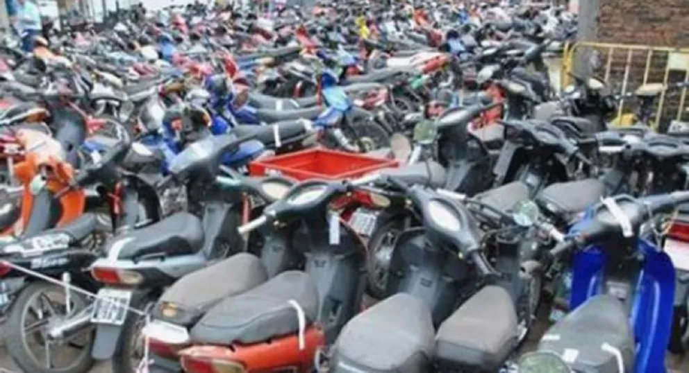 Sargento se dedicaba a vender motos que eran secuestradas