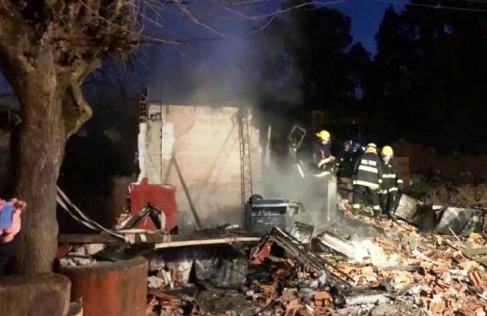Violento incendio: niños muertos