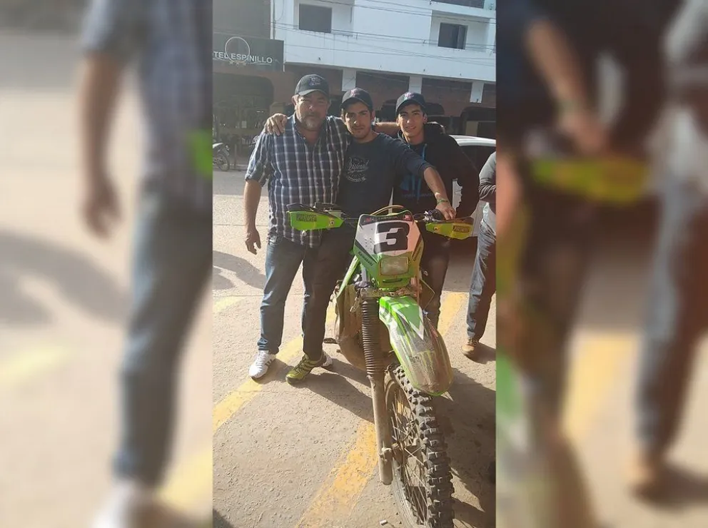 ¡Una buena! Los enduristas recuperaron su moto