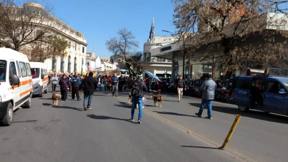 Los docentes no se callan: siguen las manifestaciones en pleno centro salteño