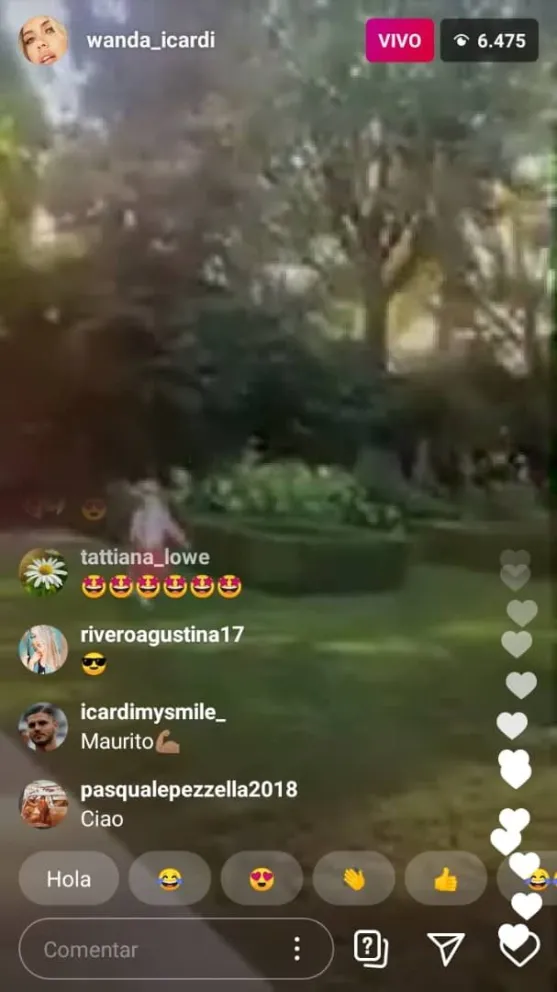 Callando bocas: Wanda Nara responde a las críticas con un live
