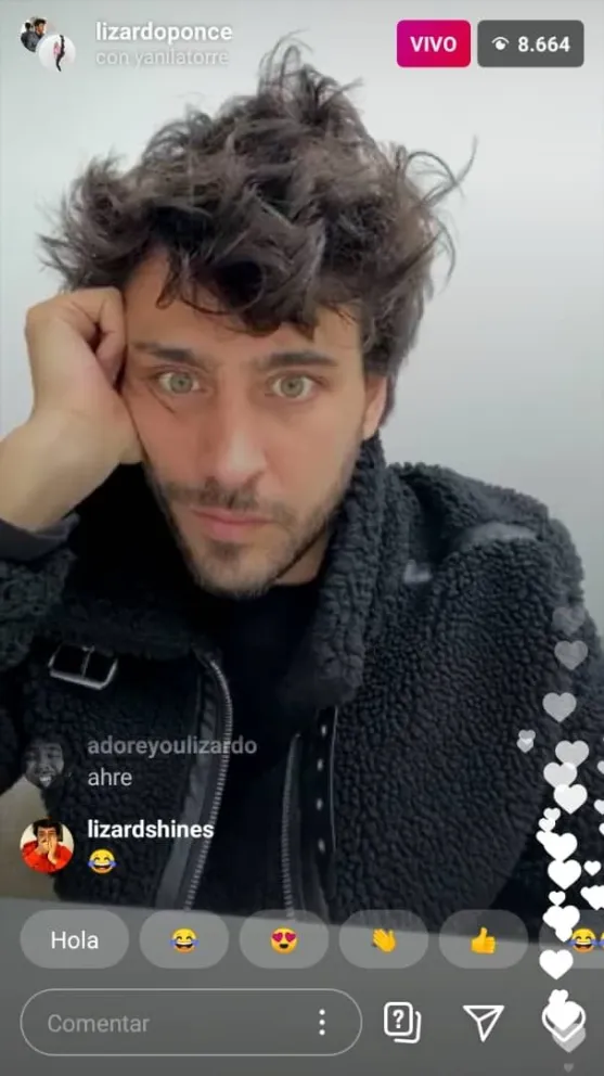 En un en vivo dominical, Lizardo Ponce reveló el resultado de su hisopado, habló con Yanina Latorre y reveló una sorpresa a sus seguidores