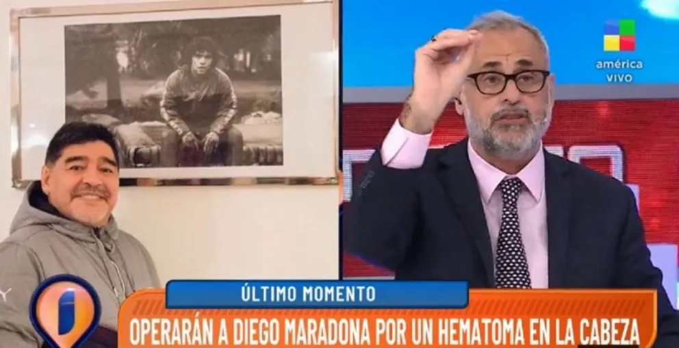 Maradona podría ser operado tras la detección de un “hematoma subdural”, según información de Intrusos