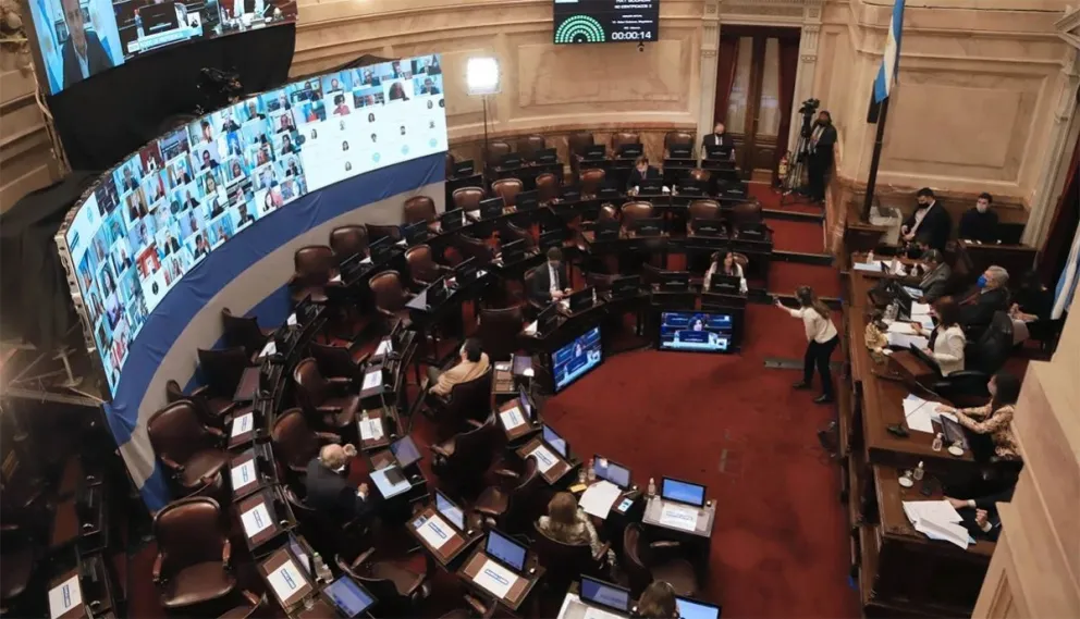 senadores presupuesto
