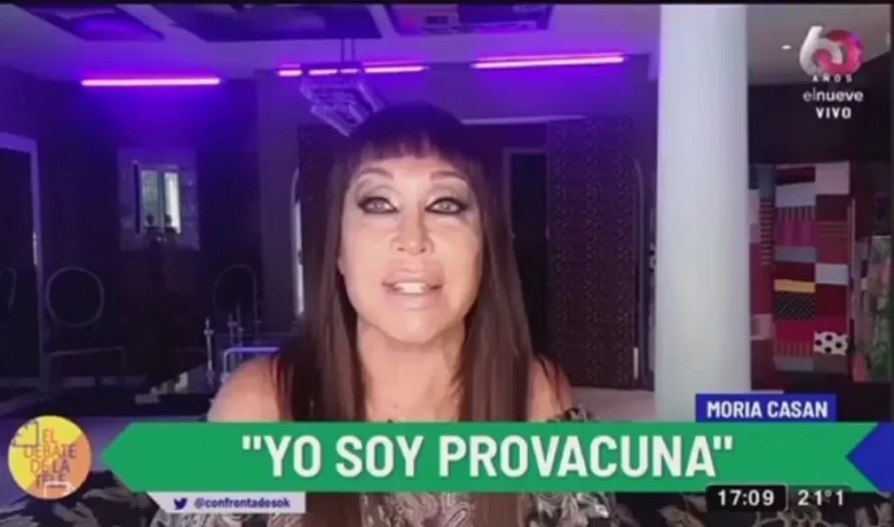 Moria Casán Fuente:(Instagram)