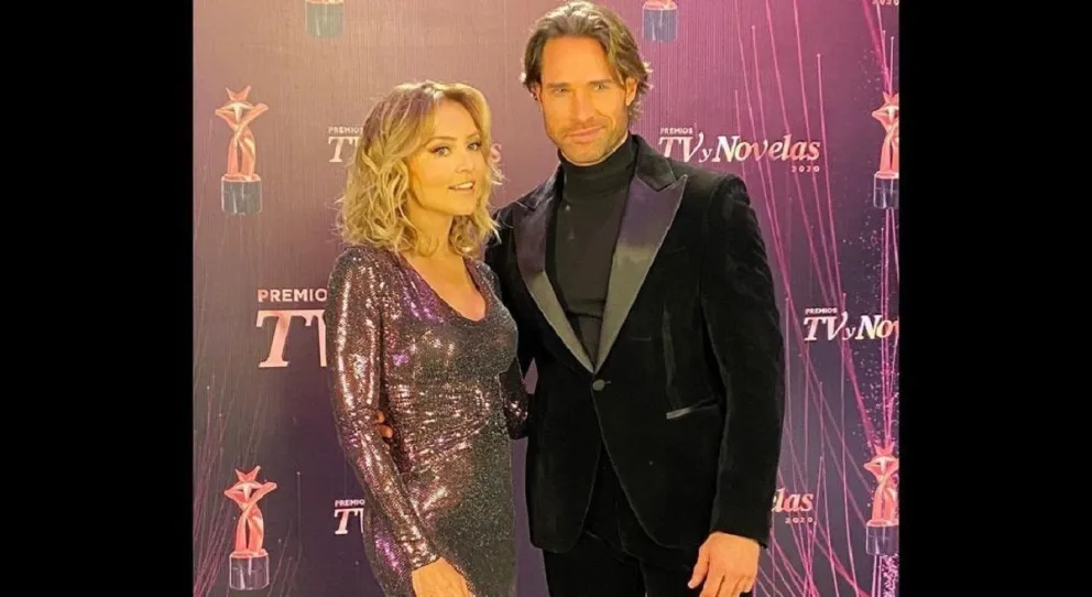 Angelique Boyer y Sebasitan Rulli en tiktok 