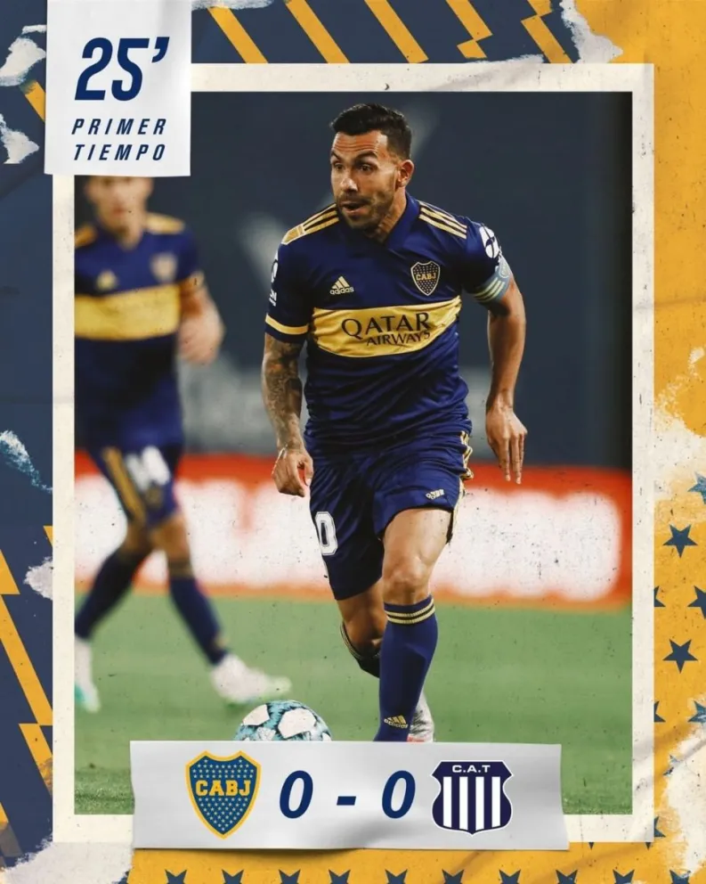 Boca Juniors perdió el invicto y la punta ante Talleres en La Bombonera