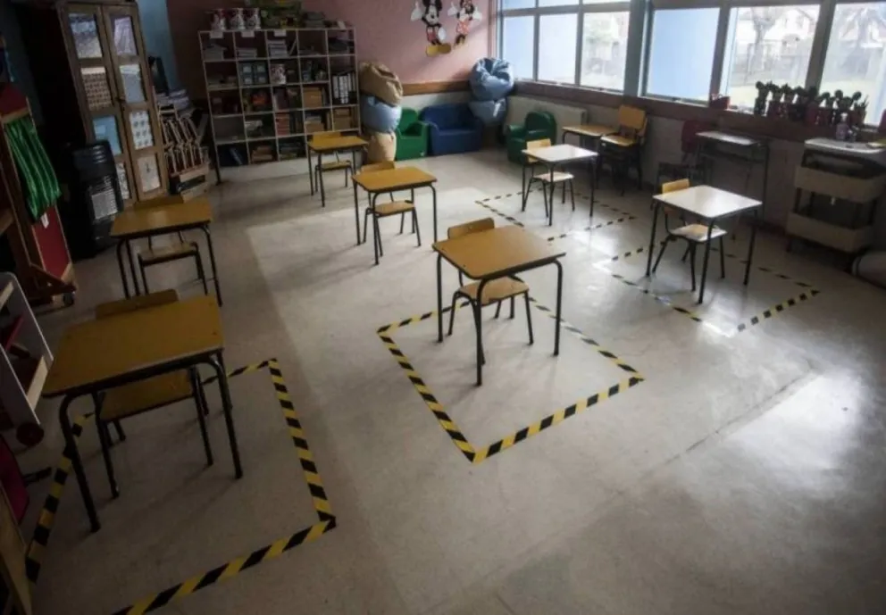 Escuelas en pandemia. Fuente: (Twitter)